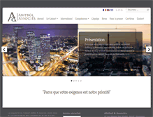 Tablet Screenshot of abitbol-associes.com